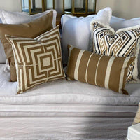 Acapulco Khaki Cushion Cover Lifestyle