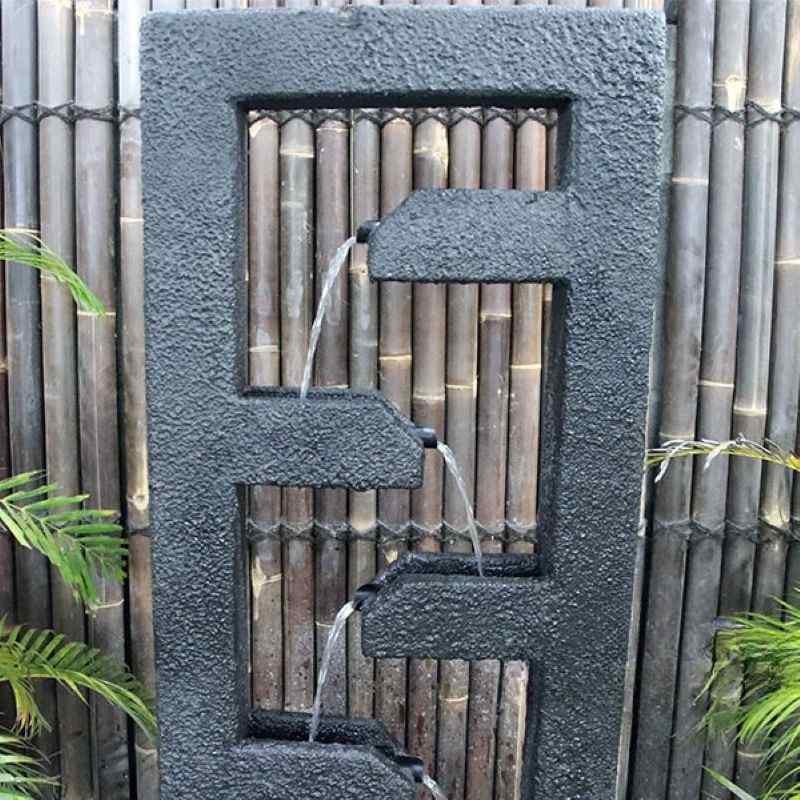 Cascade Fountain Charcoal Top Details