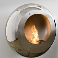 Cocoon_Fires_Vellum_Ethanol_Fireplace_in_Stainless_Steel installed, angle view