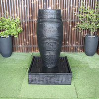 Cuban front view water feature fountain