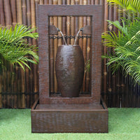 Galleria Imports Trevi Fountain in rust front view
