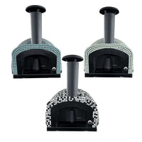 Jalando JA70 Tiled Penny Round Preassembled Pizza Oven