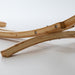 Wooden Arc Stain In Natural Bottom Leg