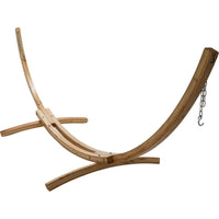12ft Wooden Arc Stand in Natural