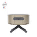 ALUVY SAM Low Brazier Champagne Full View in White background
