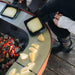 ALUVY SAM Low Brazier Terracota Melting Cheese in pan
