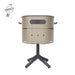 ALUVY MARCEL Basalt Charcoal Barbeque Champagne full view