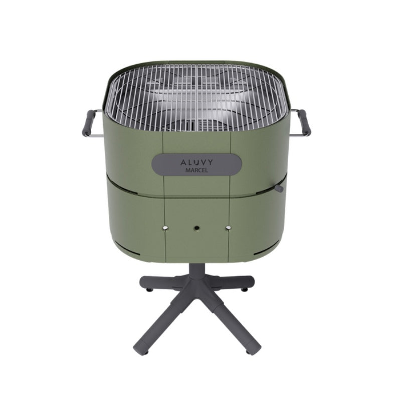 ALUVY MARCEL Basalt Charcoal Barbeque Khaki Top View