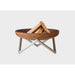 Alfred Riess Darvaza Steel Fire Pit medium on white background