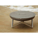 Alfred Riess Fire Pit Cover Large Stainless on concrete floor