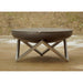 Alfred Riess Fire Pit Cover Large Stainless Front View