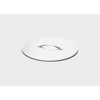 Alfred Riess Fire Pit Cover Large Stainless in White Background
