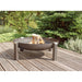 Alfred Riess Gunnuhver Steel Fire Pit Large on Wooden Deck