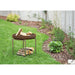 Alfred-Riess Hekla Steel Fire Pit Medium on Lawn