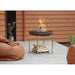 Alfred-Riess Hekla Steel Fire Pit Medium with Flame