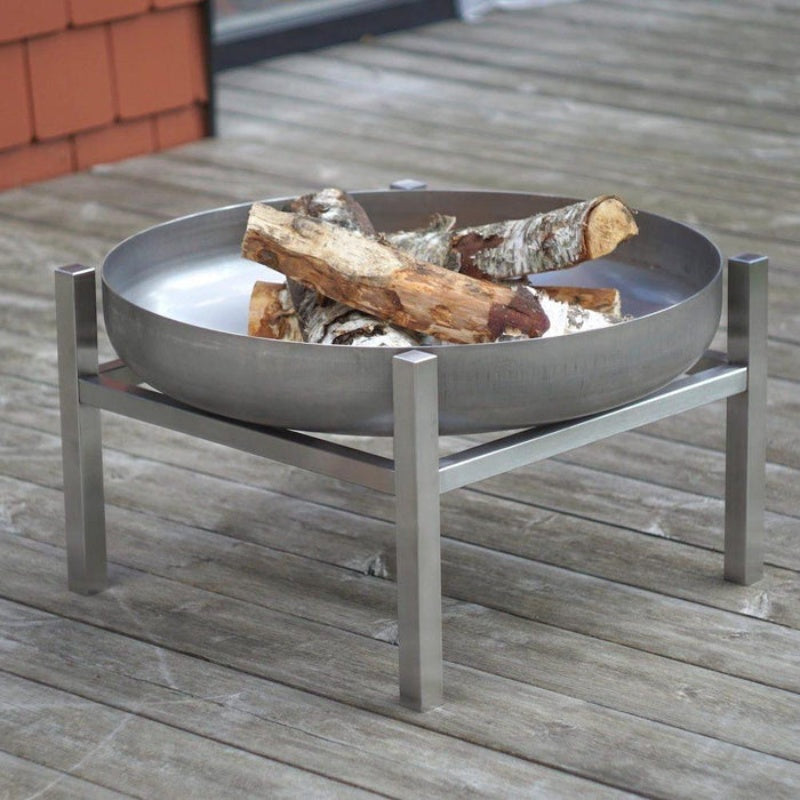 Alfred-Riess Inuvik Steel Fire Pit Medium Angled view