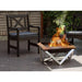 Alfred Riess Kubas Steel Fire Pit Medium with Flame