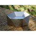 Alfred-Riess-Sesiakampis Stainless Steel Fire Pit Top View on wooden deck