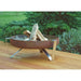 Alfred Riess Tashkooh Steel Fire Pit Medium Rust with Wood