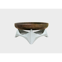 Alfred-Riess-Yanardag Steel Fire Pit Medium with White Backgorund