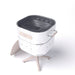 ALUVY MARCEL Original Charcoal Barbeque blanc open top
