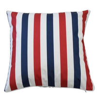 Amalfi Navy Navy and Red Cushion Cover