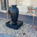 Amphora Fountain Charcoal with sandstone