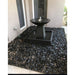 Aquarius Fountain Medium charcoal with pebbles