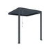 Luxi Living Atlantic Manual Wall Mounted Louvre Roof Aluminium Pergola - charcoal pergola 2.6 x 2.4m