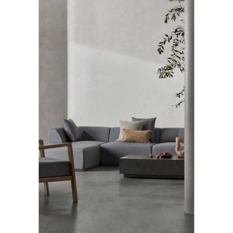 Blinde Design Bloc L6 Concrete Coffee Table Front
