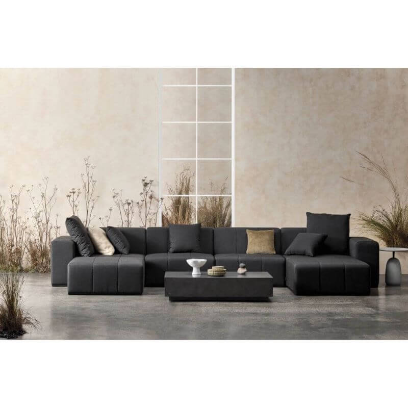 Blinde Design Bloc L6 Concrete Coffee Table Lifestyle