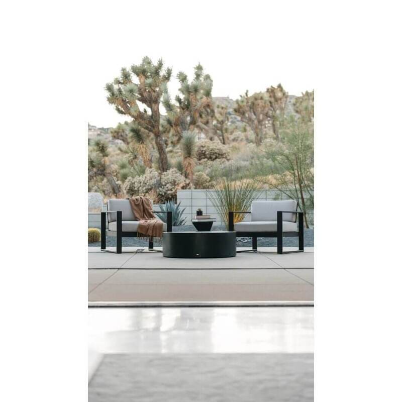 Blinde Design Circ L1 Concrete Coffee Table Lifestyle