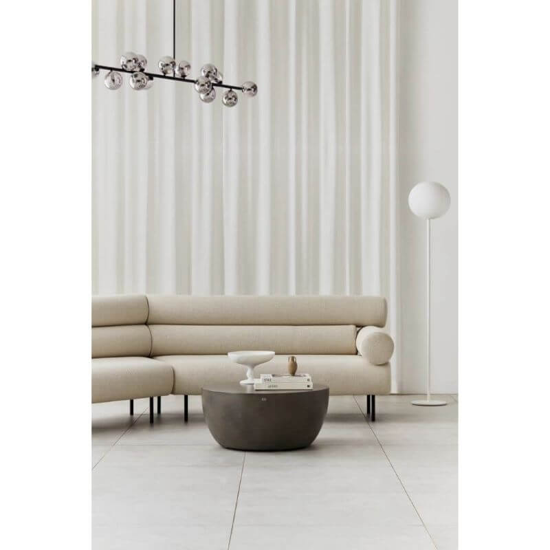 Blinde Design Circ L2 Concrete Coffee Table Front view