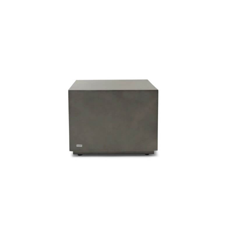 Blinde Design Cube 24 Concrete Coffee Table Natural Front view
