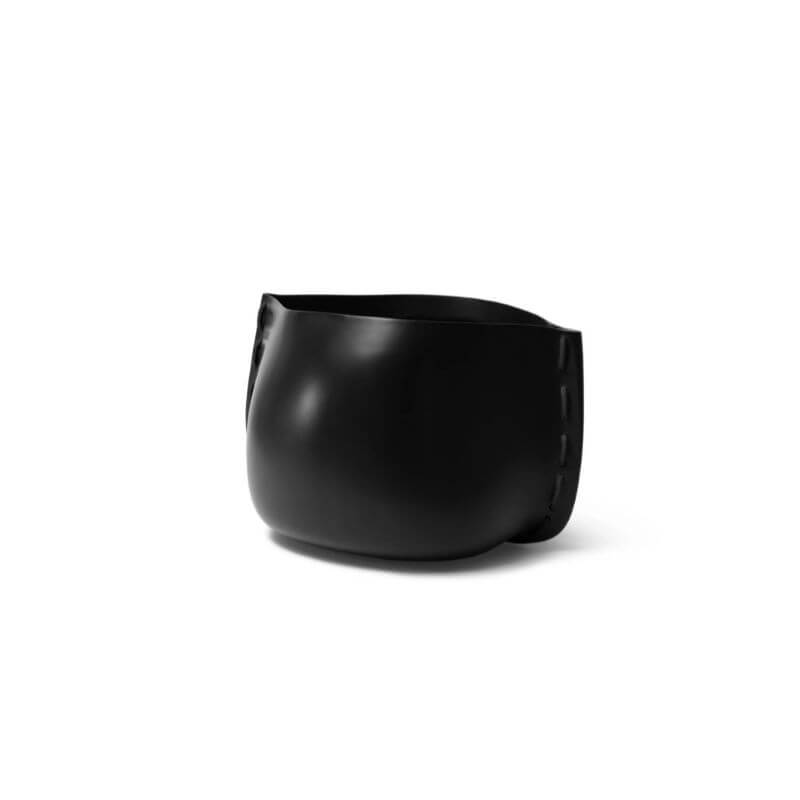 Blinde Design Stitch 75 Concrete Planter Graphite Black