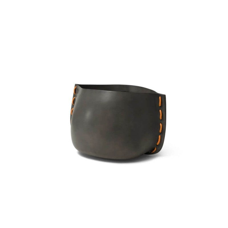 Blinde Design Stitch 75 Concrete Planter Natural Orange