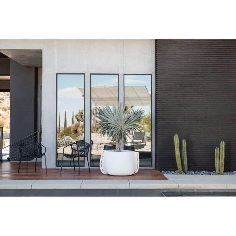 Blinde Design Stitch 50 Concrete Planter Lifestyle