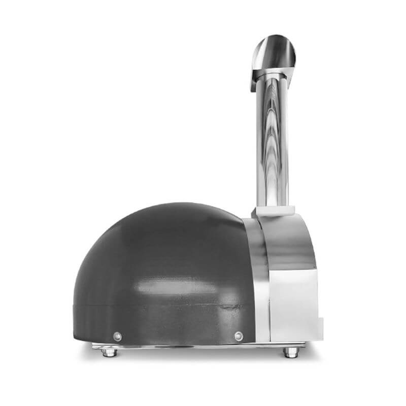 Capri Junior 900 Wood Pizza Oven Black Side