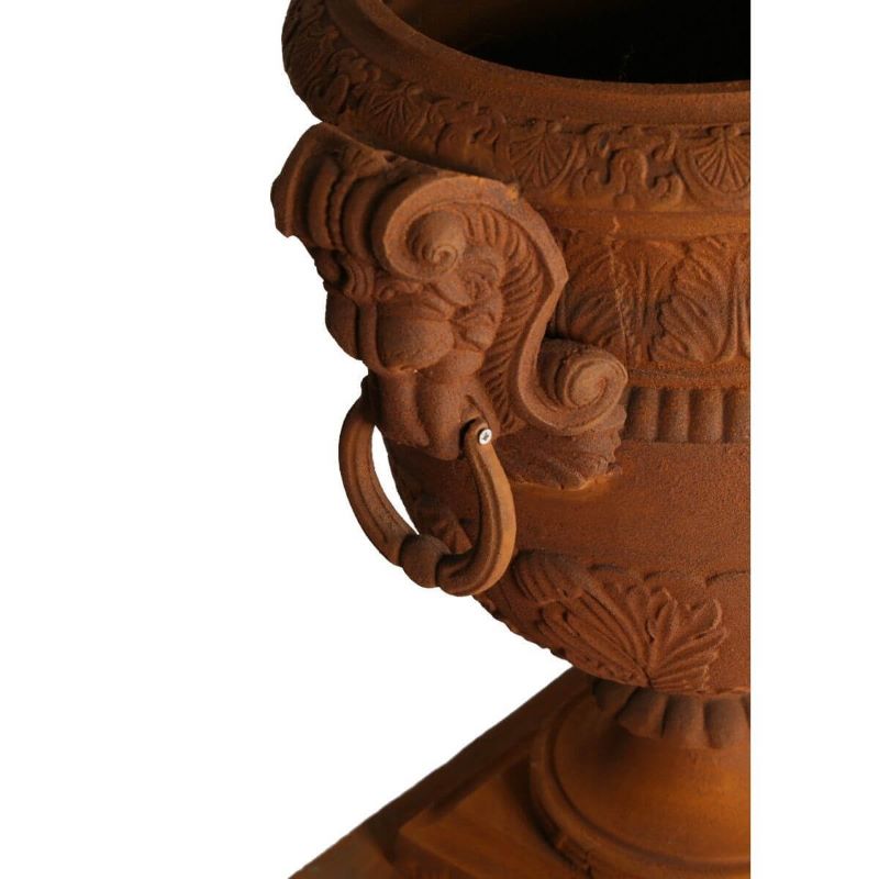 Carmen Urn side detail rust