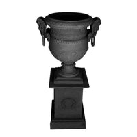 Channel Enterprises Carmen Urn and Dorchester Base Set black