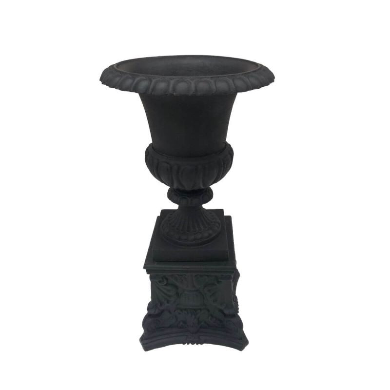 Channel Enterprises Tudor Urn and Base Set Black