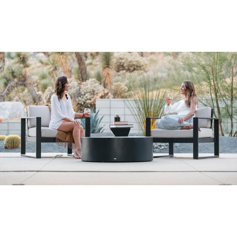 Circ L1 Concrete Coffee Table Patio