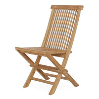 Classic Folding Chair Front angle view