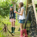 Climbing Pyramid Wooden Climbing Frame kids camping