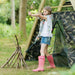 Climbing Pyramid Wooden Climbing Frame gild playing with Bow and arrow