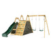 Climbing Pyramid Wooden Climbing Frame on white background