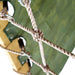 Climbing Pyramid Wooden Close up on the Ropes