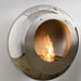 Cocoon_Fires_Vellum_Ethanol_Fireplace_in_Stainless_Steel installed, angle view