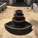 Corner Bowl Fountain Rust frontyard