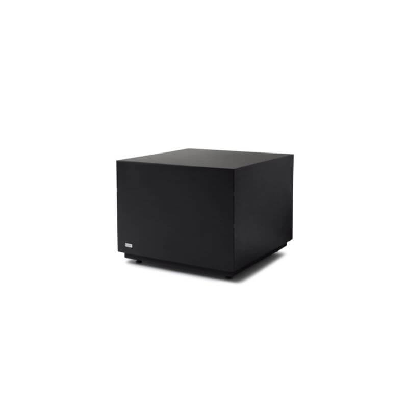 Cube 24 Concrete Coffee Graphite Table Side View